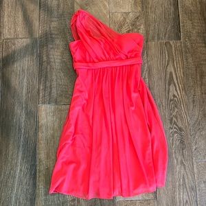 David’s Bridal Bridesmaid Dress Size 4 Guava